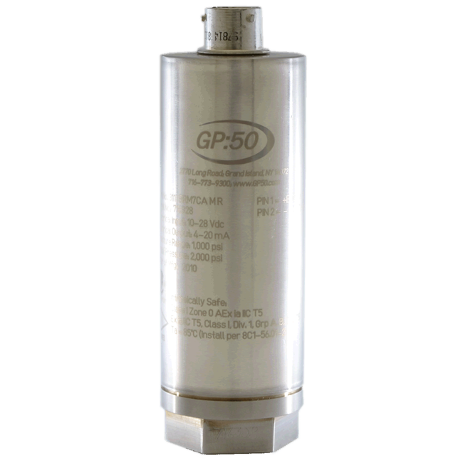 GP:50 Industrial Grade Pressure Transmitter, Model 211